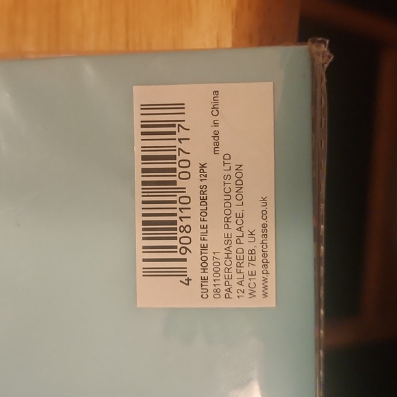 NEW Cutie Hootie File Folders OWL Paperchase Turquoise 12pk - Picture 6 of 7